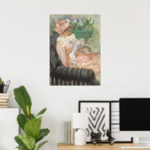 Cup of Tea by Mary Cassatt,ヴィンテージ印象派