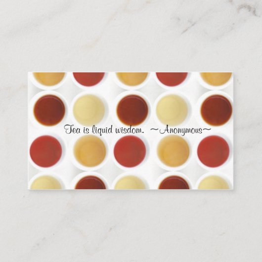 Cup of Tea Liquid Wisdom先生情報 名刺 (裏面)