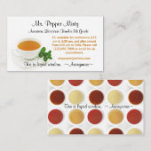 Cup of Tea Liquid Wisdom先生情報 名刺 (正面/裏面)