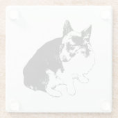 Cup Stand, Foxy Friend ガラスコースター (裏面)