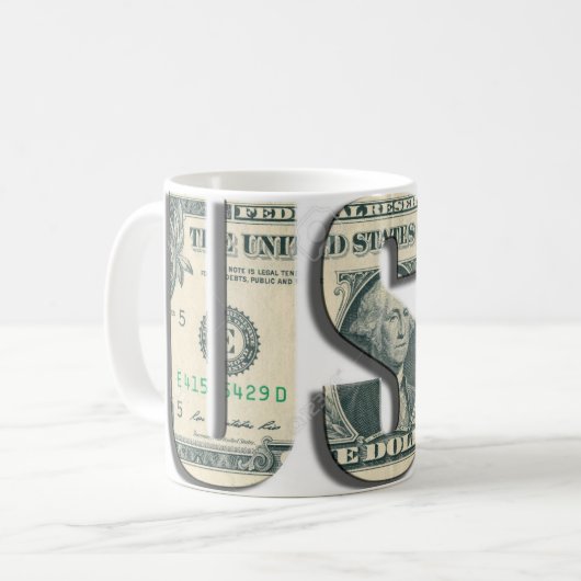 Cup USD コーヒーマグカップ (正面左)