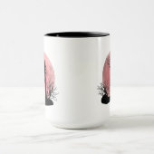 Cup with Halloween print マグカップ (中央)