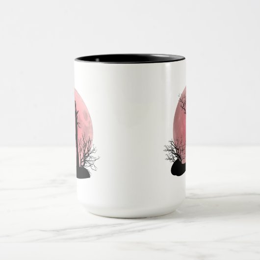 Cup with Halloween print マグカップ (中央)