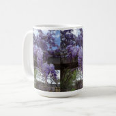 Cup with wisteria vine コーヒーマグカップ (正面左)