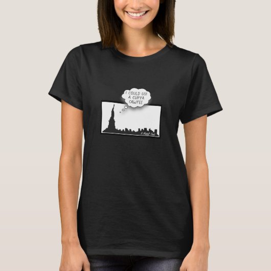 Cupa Cawfee - A MisterPシャツ Tシャツ (正面)