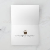 Cupcakeありがとう サンキューカード (内部)