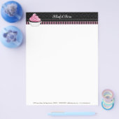 Cupcakeエレガントベーカリー名 チラシ (シングル)