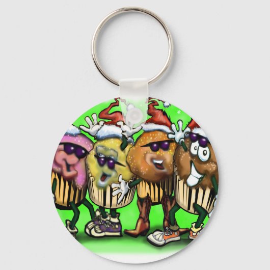 CupCakeクリスマス キーホルダー (正面)