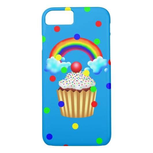 CupcakeパーティーとRainbow & Sprinkles Case-Mate iPhoneケース (裏面)