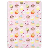 Cupcakeパーティークリップボード クリップボード (裏面)