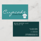 CUPCAKE菓子（カラーカスタマイズ） 名刺 (正面/裏面)