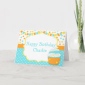 Cupcake and Sprinkles Birthday Party  カード (正面)
