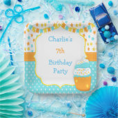 Cupcake and Sprinkles Birthday Party ペーパープレート (パーティー)