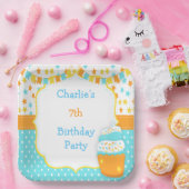 Cupcake and Sprinkles Birthday Party ペーパープレート (パーティー)