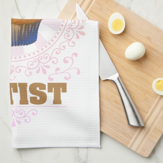 Cupcake Artist キッチンタオル (四つ折り)