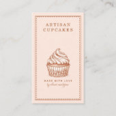Cupcake Baker Bakery Pastry Chef 名刺 (正面)