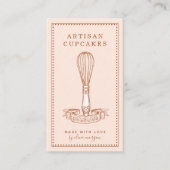 Cupcake Baker Bakery Pastry Chef 名刺 (正面)