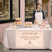 Cupcake Bakery Baking Utensils Business Banner 横断幕