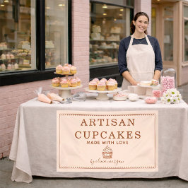 Cupcake Bakery Baking Utensils Business Banner 横断幕