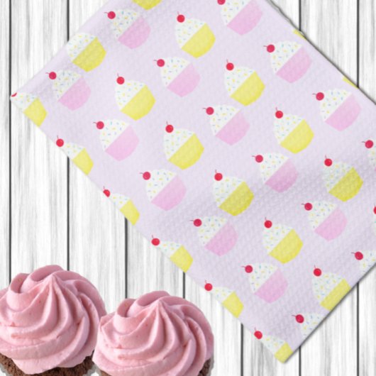 Cupcake Baking キッチンタオル