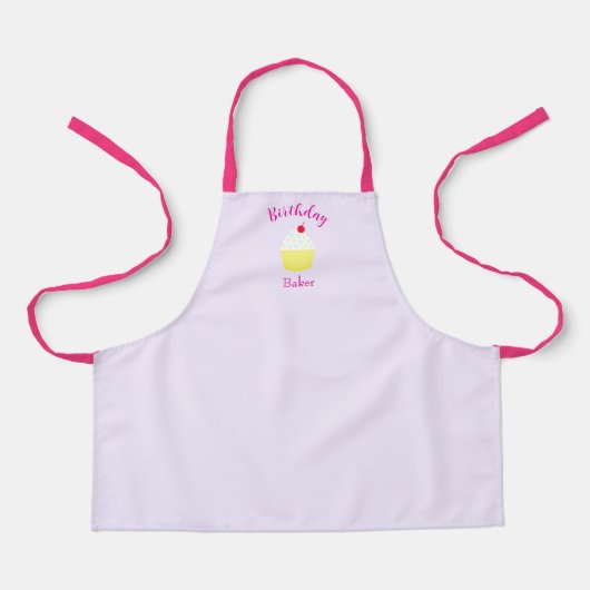 Cupcake Baking Birthday エプロン (正面)