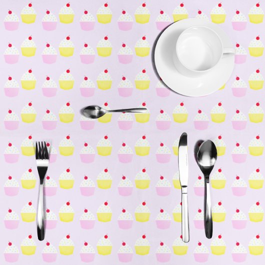 Cupcake Baking Birthday テーブルクロス