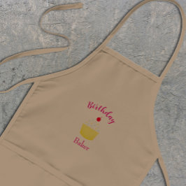 Cupcake Baking Birthday 子供用エプロン