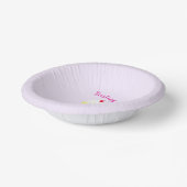 Cupcake Baking Frosting Bowl Birthday ペーパーボウル (傾斜あり)