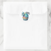 Cupcake Birthday Stickers ラウンドシール (バッグ)