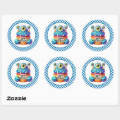 Cupcake Birthday Stickers ラウンドシール (シート)