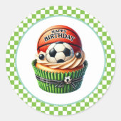 Cupcake Birthday Stickers ラウンドシール (正面)
