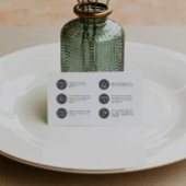 Cupcake Care Minimalist Flat Thank You Card 名刺