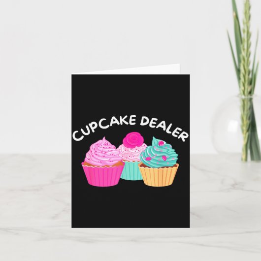 Cupcake Er - Funny Cupcake Baker Pastry Baking Gif カード (正面)