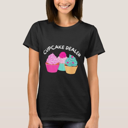 Cupcake Er - Funny Cupcake Baker Pastry Baking Gif Tシャツ (正面)