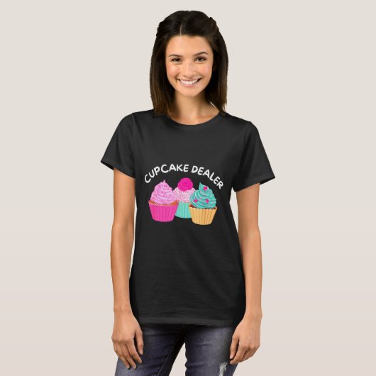 Cupcake Er - Funny Cupcake Baker Pastry Baking Gif Tシャツ (正面フル)