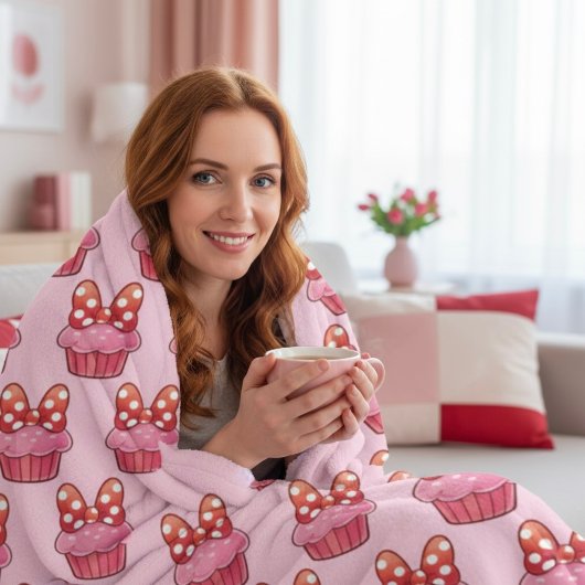 Cupcake Fleece Blanket フリースブランケット
