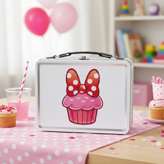 Cupcake Metal Lunch Box メタルランチボックス