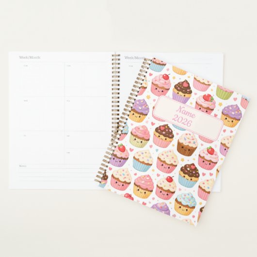 Cupcake Parade Customizable Planner プランナー手帳 (ディスプレー)
