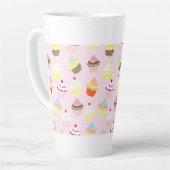 Cupcake Party カフェラテマグ (左アングル)