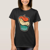 Cupcake Retro Style Vintage Cupcake Tシャツ (正面)