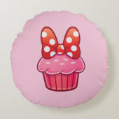 Cupcake Round Pillow ラウンドクッション (正面)