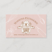 Cupcake Shop Pastry Chef Baking Utensils Bakery ロイヤリティカード (正面)