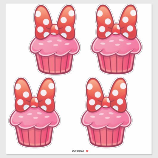 Cupcake Sticker シール (シート)
