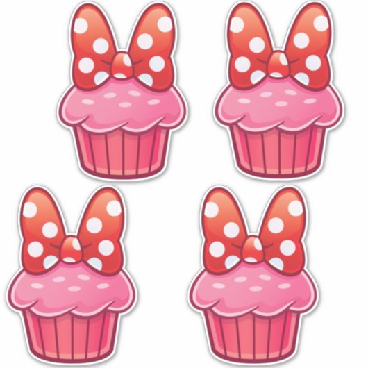 Cupcake Sticker シール (正面)