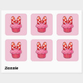 Cupcake Sticker スクエアシール (シート)