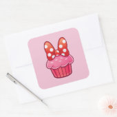 Cupcake Sticker スクエアシール (封筒)