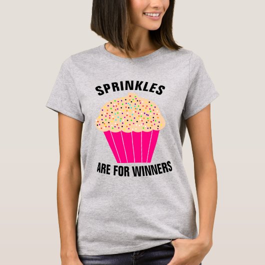 CUPCAKE Tシャツ、SPRILLES FOR WINNERS T-Shi Tシャツ (正面)