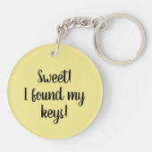 Cupcake Time with sprinkles sweet dessert fondant キーホルダー (裏面)