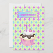 Cupcake with Cherry, Birthday シーズンカード (正面)