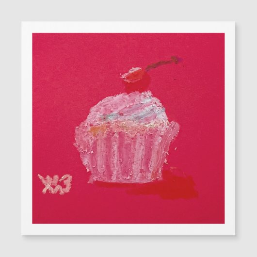 Cupcake with strawberry Frosting (正面)